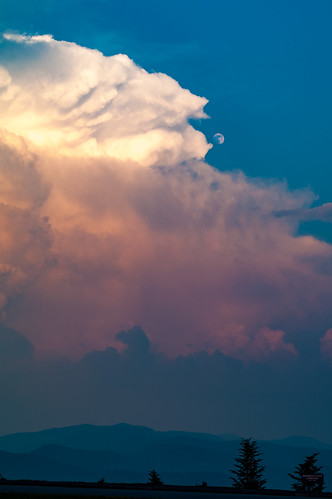 northcarolina waterrockknob blueridgeparkway sunset thunderstorm cloud mountains