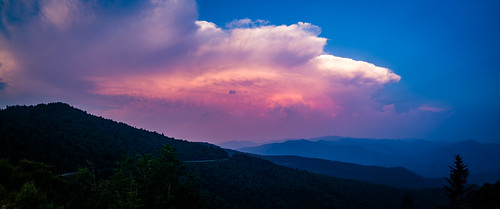 northcarolina waterrockknob blueridgeparkway sunset thunderstorm cloud mountains pentax pentaxk7 2012