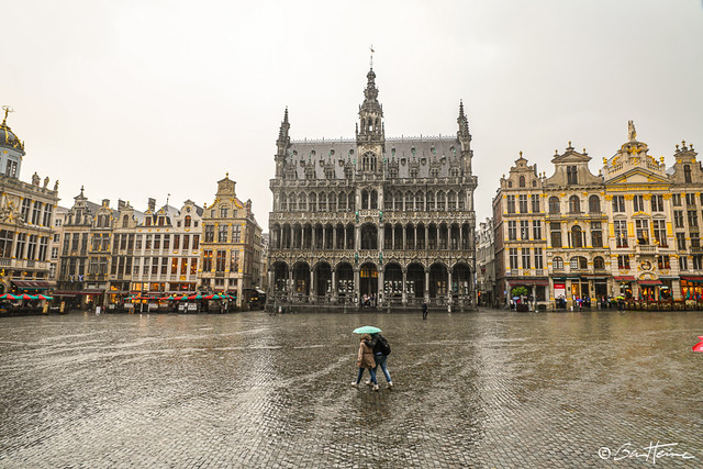Brussels Under the Rain - © Ben Heine Photography