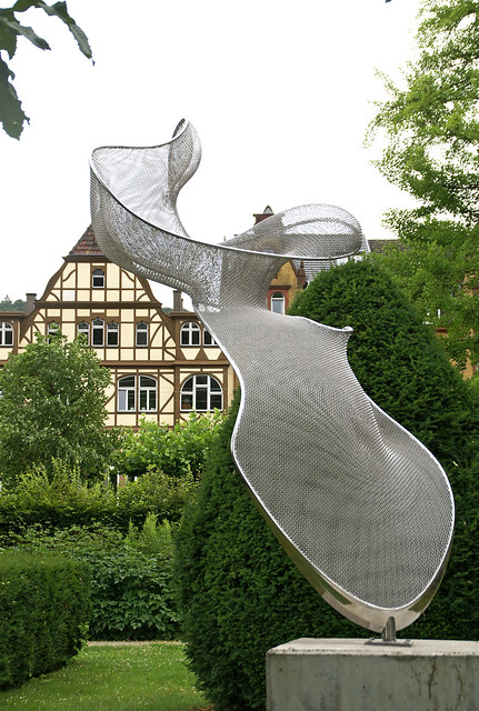 Bingen, Skulpturen Triennale 2020, Axel Anklam, Windsbraut - Whirlwind