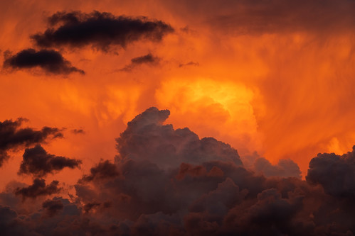 sky sun sunset dusk evening summer drama dramatic cloud clouds color colors pennsylvania