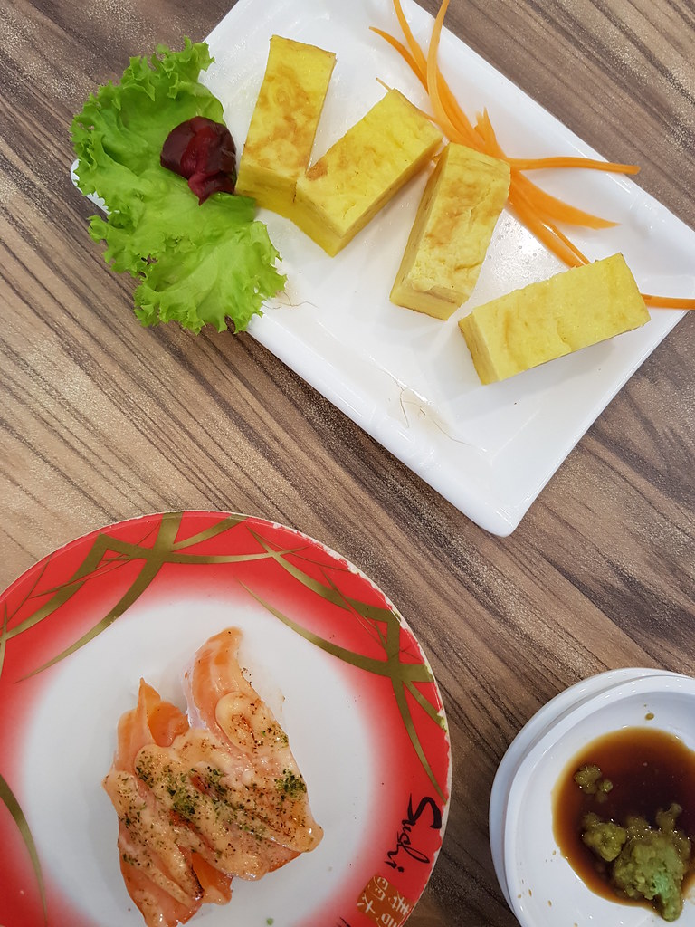 明太三文魚 Salmon Mentai rm$2.80 & 玉子 Dashimi Tamago rm$3.80 @ Sushi Mentai Bandar Puteri Puchong