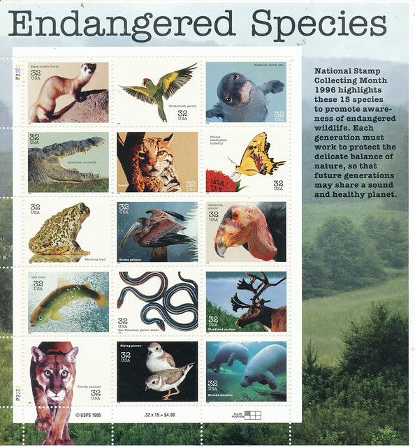 Endangered Species USA stamps