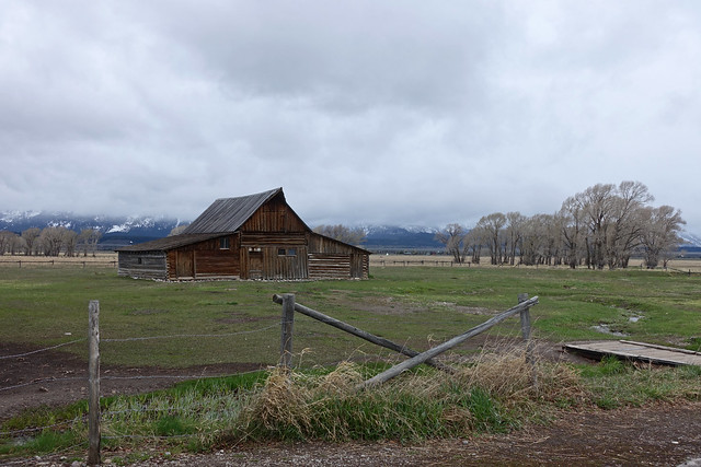 T.A. Moulton Barn at T.A. Moulton Homestead at Mormon Row Historic District in Grand Teton NP, WY