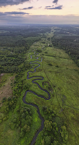 lubelskie poland river landscape drone dji luminar