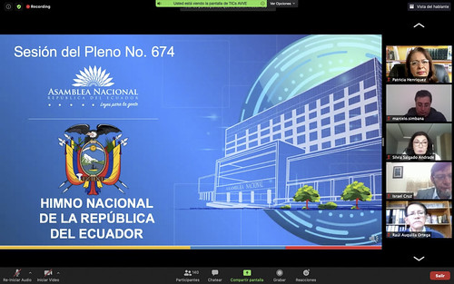 SESIÓN NO. 674 DEL PLENO DE LA ASAMBLEA NACIONAL (VIRTUAL). ECUADOR, 02 DE JULIO DEL 2020