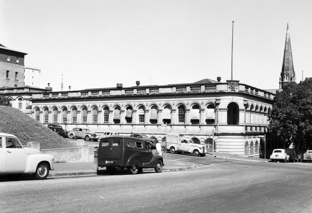 Exterior of the Main Roads building, corner of Albert and Turbot Street Brisbane (approx. 1920s-1940s)