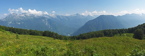 outdoors outside slovenia slovenija julianalps mountain hiking kobariškistol panorama kanin meadow božica