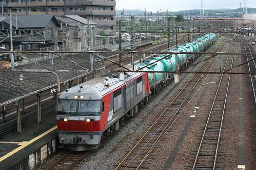 JR Freight DF200 series(200s) in Tomida.Sta, Yokkaichi, Mie, Japan /July 4, 2020