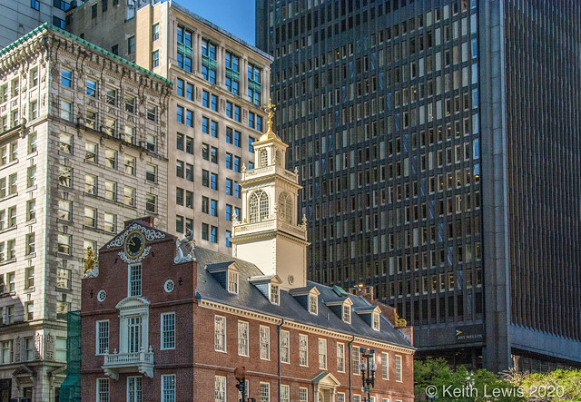 Old State House . On  Bostons freedom trail