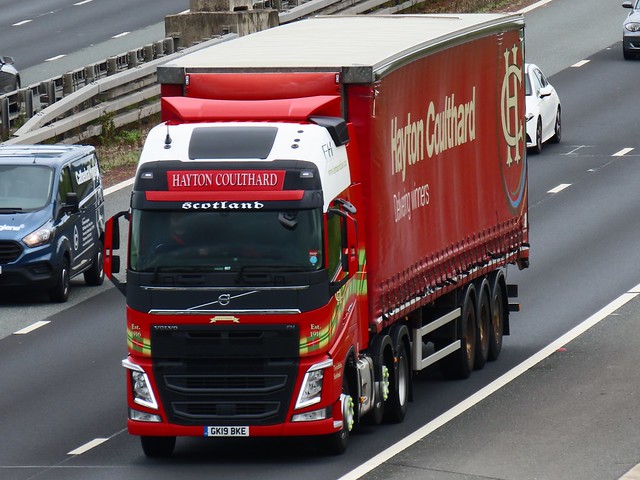 Hayton Coulthard, Volvo FH (GK19BKE) On The A1M Southbound