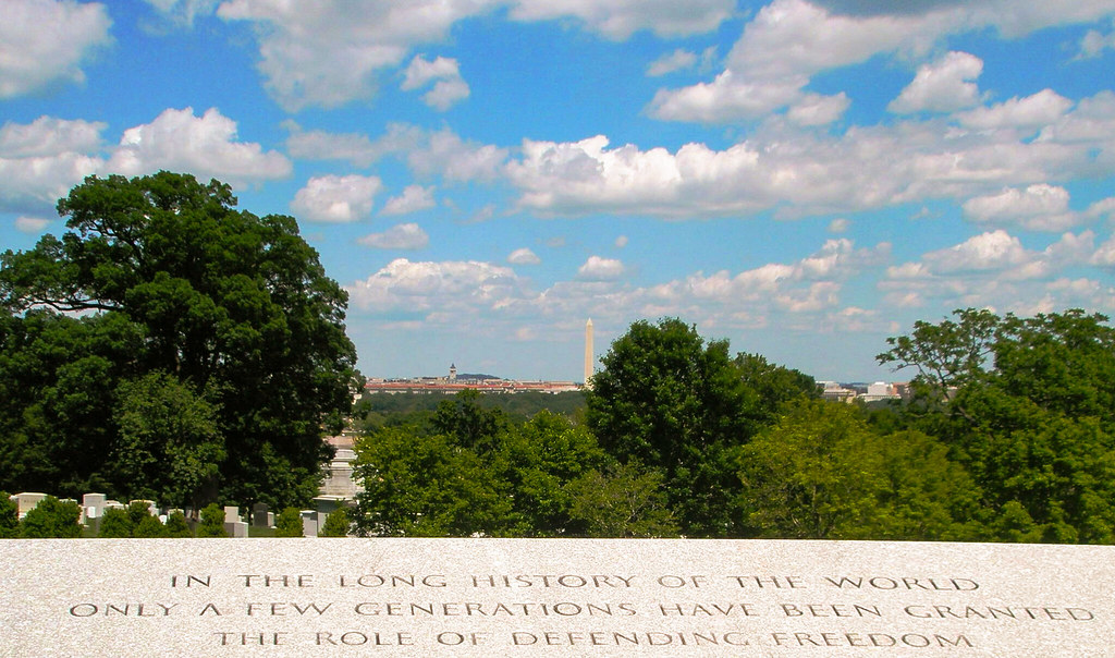 View of Washington, D.C. from Arlington National Cemetery