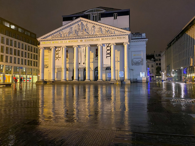 Theatre Royal De La Monnaie, historische Oper und Ballett-Theater in Brüssel, Belgien