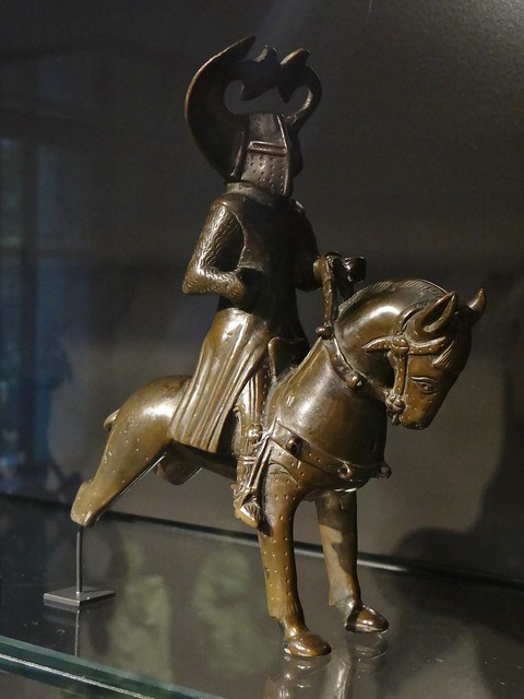 ca. 1275-1300 - 'knight on horseback, possibly a candlestick', German, Lower Saxony, Rijksmuseum, Amsterdam, Netherlands