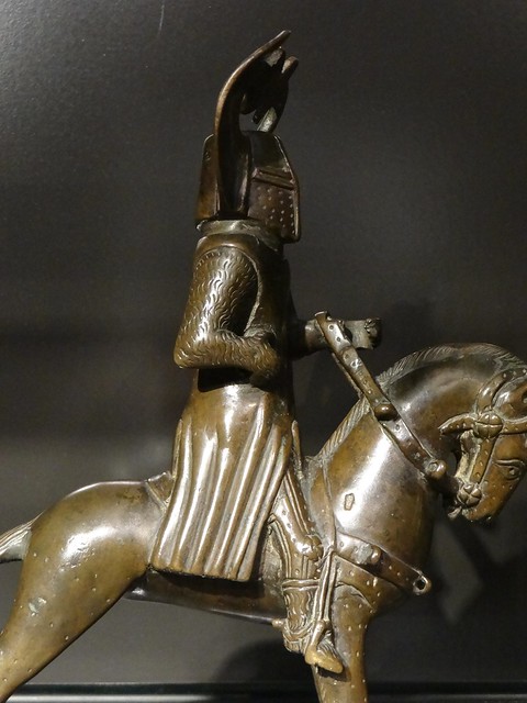 ca. 1275-1300 - 'knight on horseback, possibly a candlestick', German, Lower Saxony, Rijksmuseum, Amsterdam, Netherlands