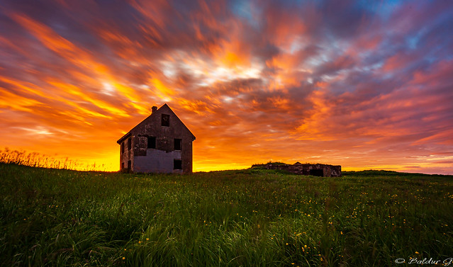 Sunset In Iceland