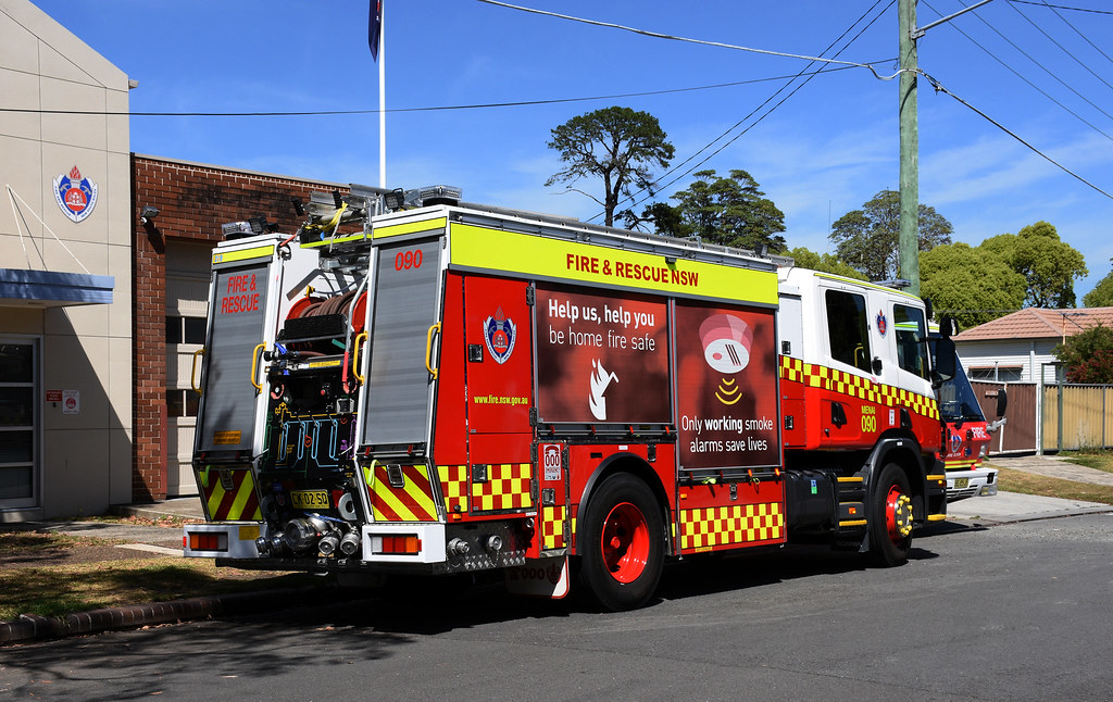 Fire Engine, Sutherland Fire Station, Sutherland, NSW.