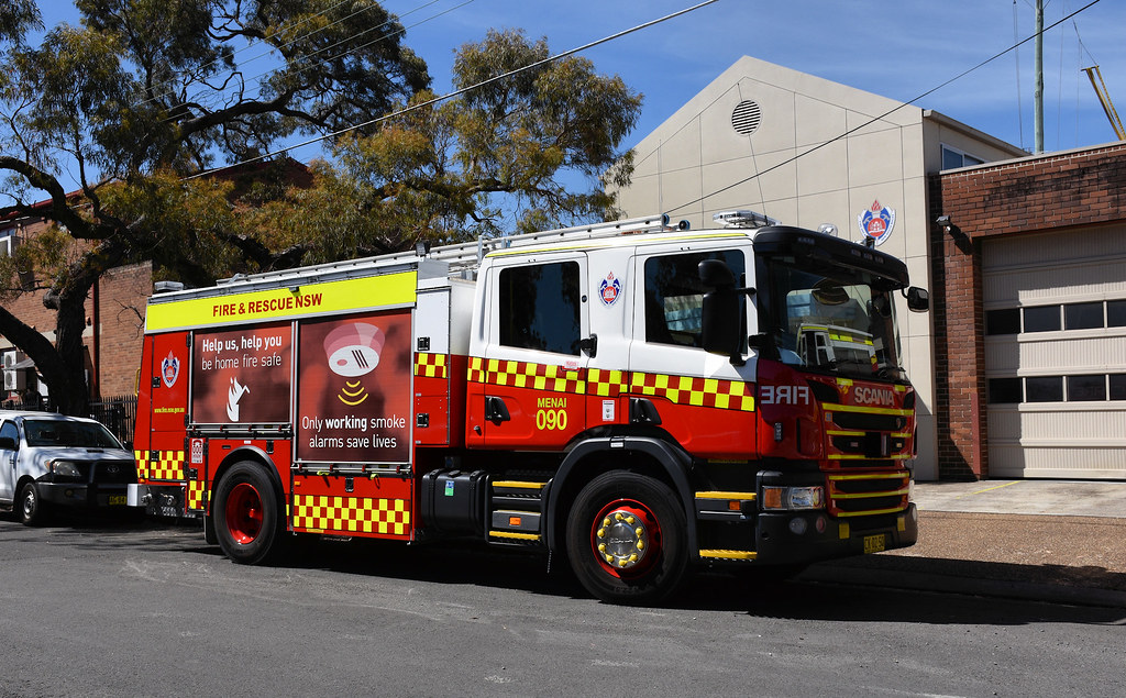 Fire Engine, Sutherland Fire Station, Sutherland, NSW.