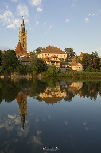 Čáslav by MJ.images.photo, Podměstský rybníkčáslav čáslavsko czechrepublic lake church sunset tower reflection