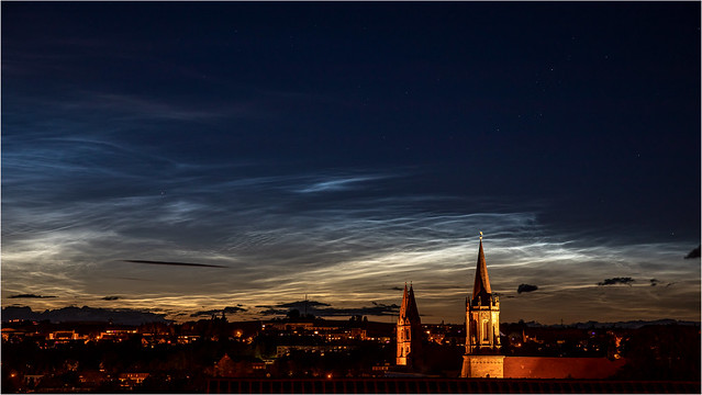 noctilucent clouds - NLC over Heiligenstadt