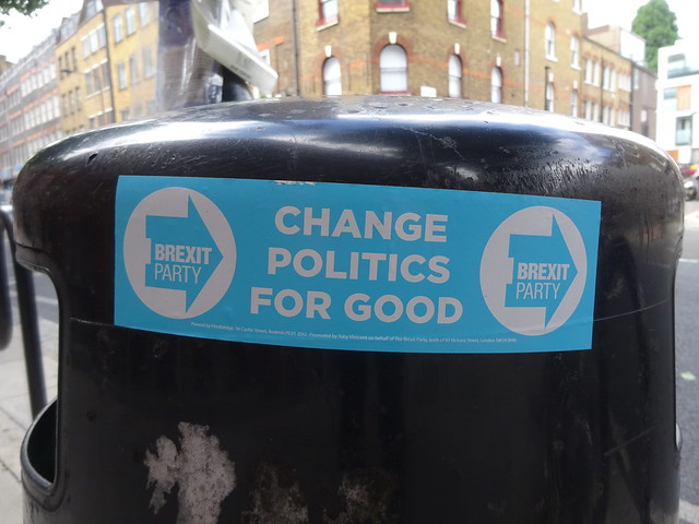 Brexit Party sticker