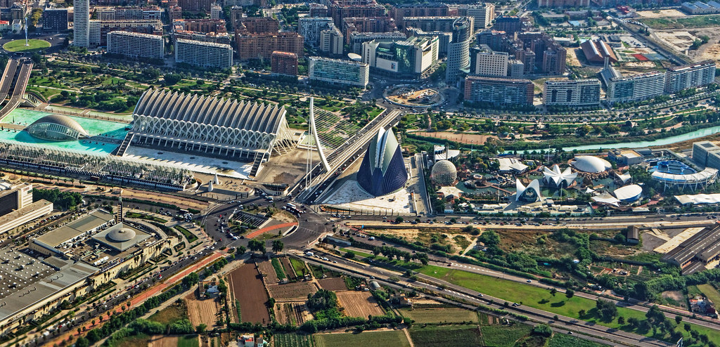Modern Valencia ( The Arts & Science Area from Above) Panasonic Lumix LX15