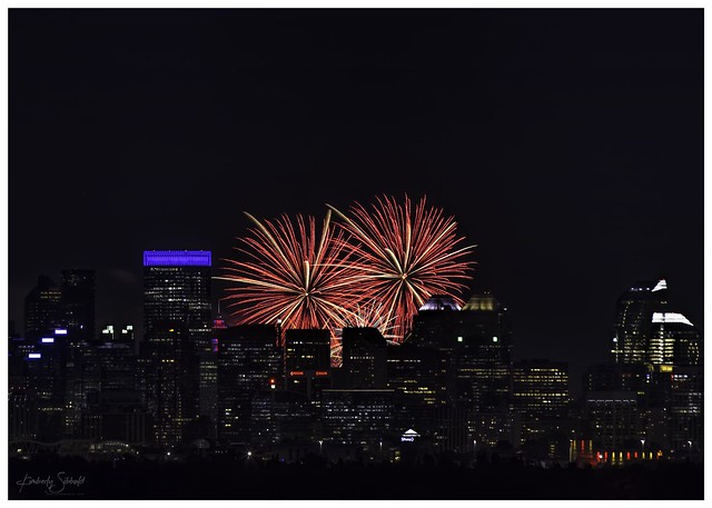 Calgary Stampede Fireworks 2020-07-03