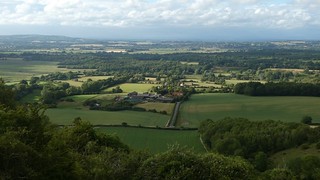 View from the downs Pulborough to Amberley walk
