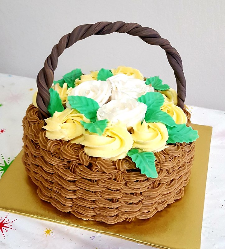 Basket Cake by SK's Cakes