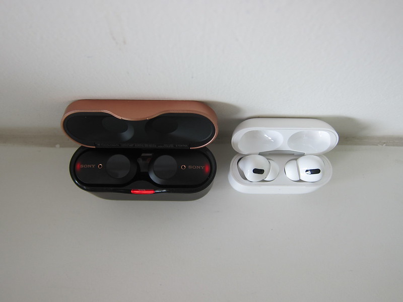 Sony WF-1000XM3 vs Apple AirPods Pro - Open