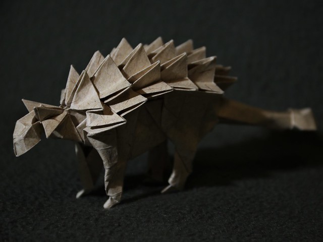 Origami Ankylosaurus