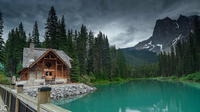 Yoho National park Emerald lake BC Canada