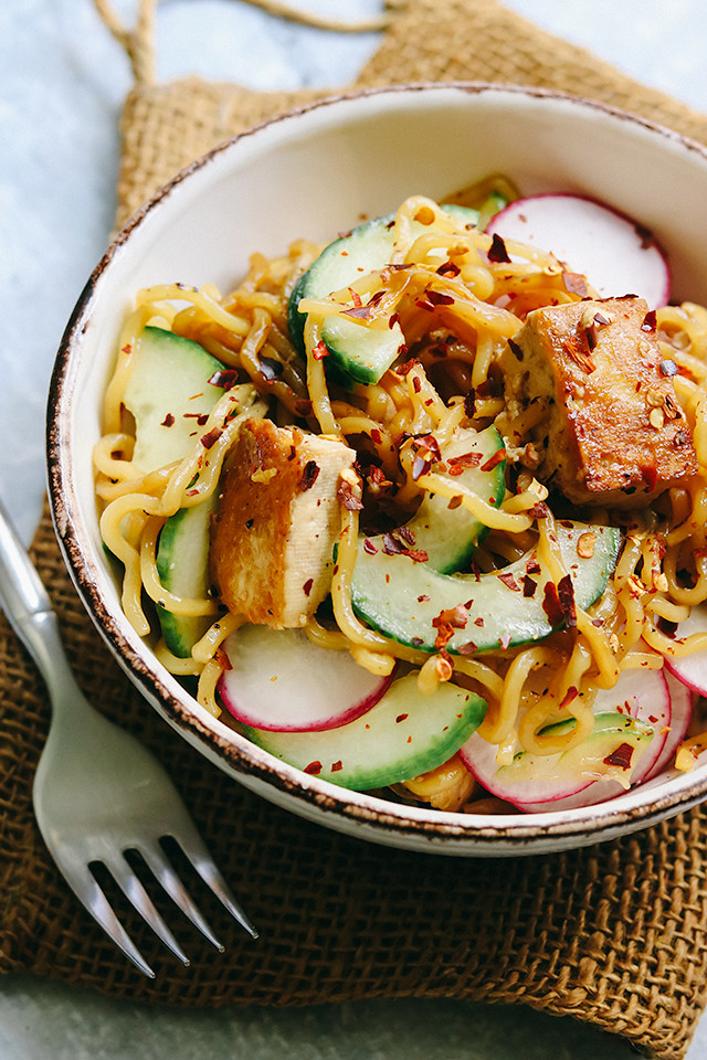 Sweet and Spicy Tofu Noodles