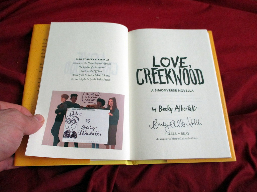 Frontmatter of Love, Creekwood, by Becky Albertalli