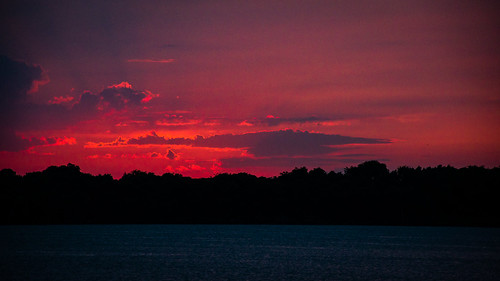 sunset clouds light sky lakewaco woodwaypark lake water reflections pentaxkp pentax