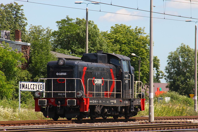 LK SM42-113 , Malczyce train station 01.07.2020