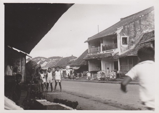 Jakarta - Children playing along the street, 1948