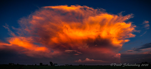 illinois lakeholiday storm storms sunset thunderstorm anvilcloud thunderstorms panorama panoramic stitchedimage stitchedpanorama plainfield morris channahon cell cloud stormclouds moon thundermoon