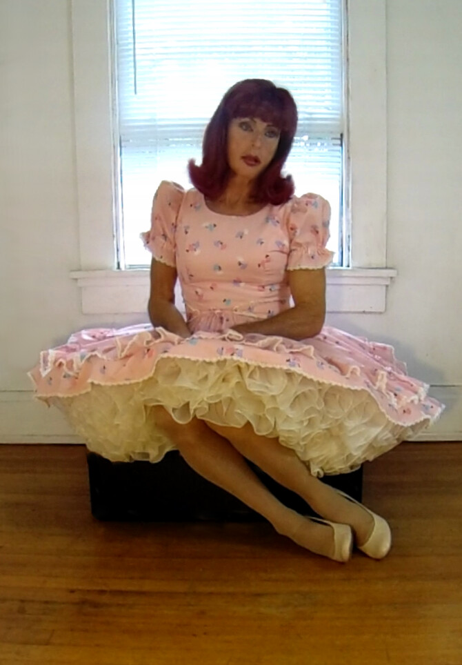 pretty pink square dance dress | and petticoat | Cindy Denmark | Flickr