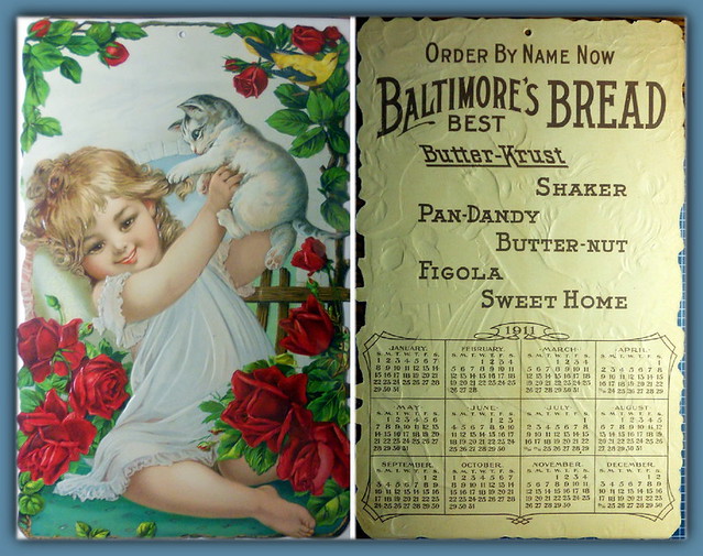 Baltimore's Best Bread Calendar 1911