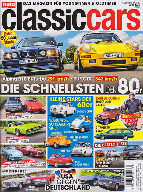 Image of Auto Zeitung - Classic Cars 8/2020