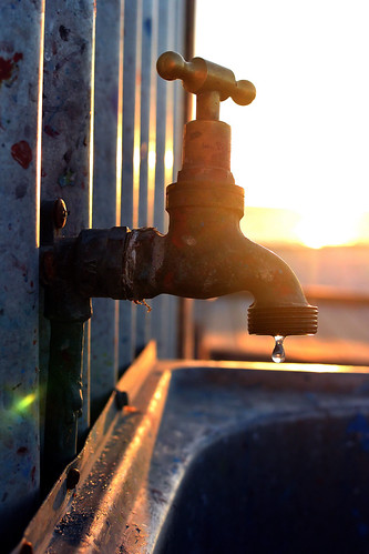 Ozark Sunrise Drip - Lieven Bertels by lievenbertels, Ozark Sunrise Dripozark barnlife usheartland agriculture sunrise everydayobjects rural sink faucet b
