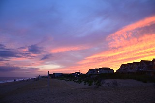 Sunset Over The Beach In Montauk