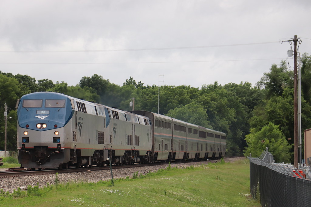 Trio of Late Amtrak trains
