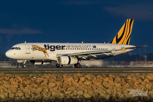mascot newsouthwales australia tigerair tiger tt gocat tiggoz airbus a320 syd yssy sydneyairport