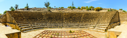 soloi soli σόλοι cyprus turkishoccupation ancient theatre roman hellenistic panoramic