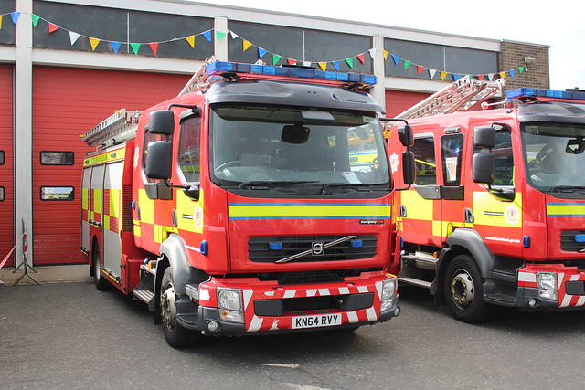 Scottish Fire & Rescue Service - KN64RVY; Stirling Fire Station; 14-09-2019