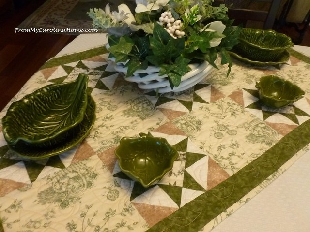 Summer Green Tablescape