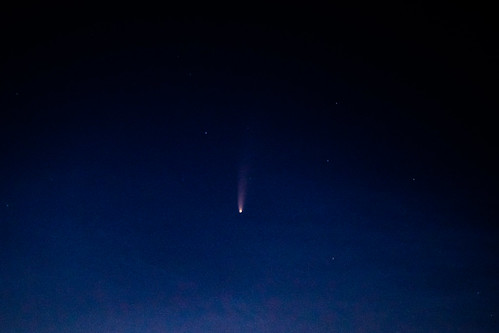 Comet NEOWISE at pre-dawn