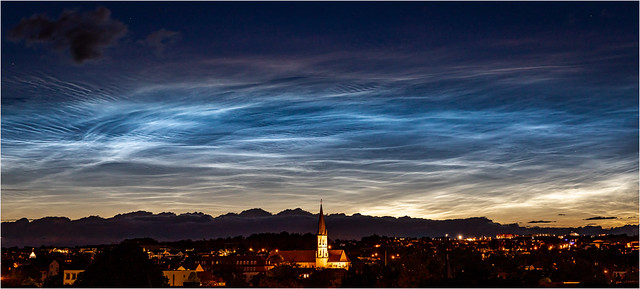 Noctilucent Clouds - NLC over Heiligenstadt
